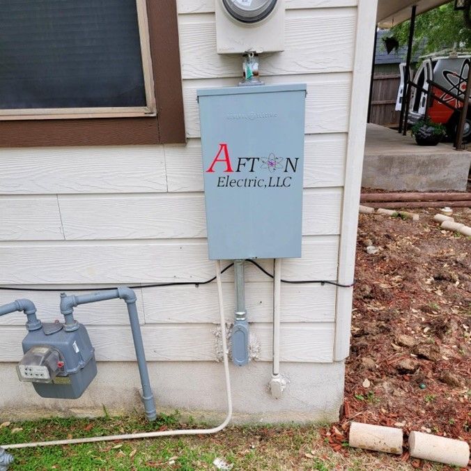 Electrical Panel Outside the House — New Braunfels, TX — Afton Electric