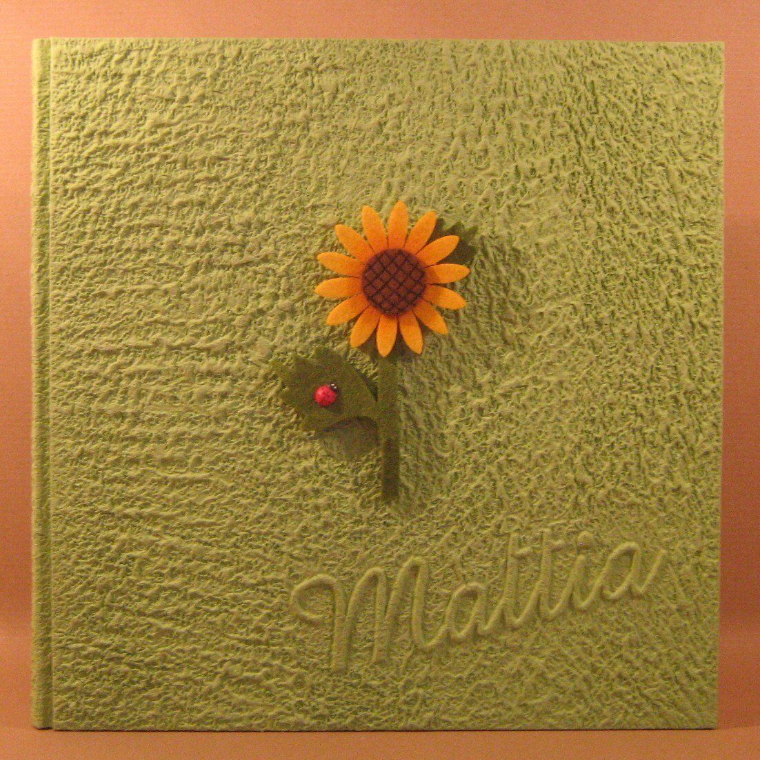 legnoegrafite legno e grafite album fotografico nome girasole