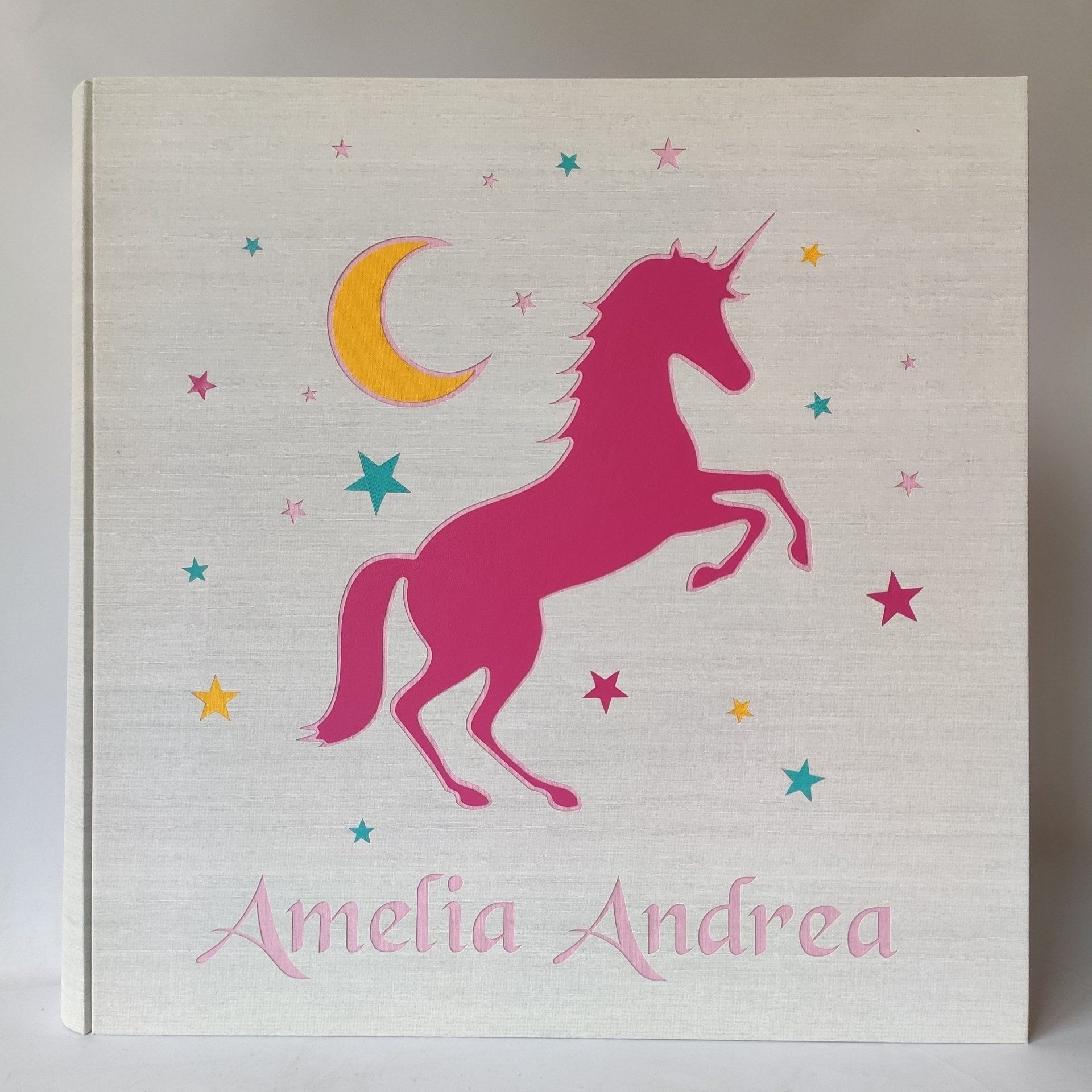 legnoegrafite legno e grafite album fotografico unicorno nomi stele luna