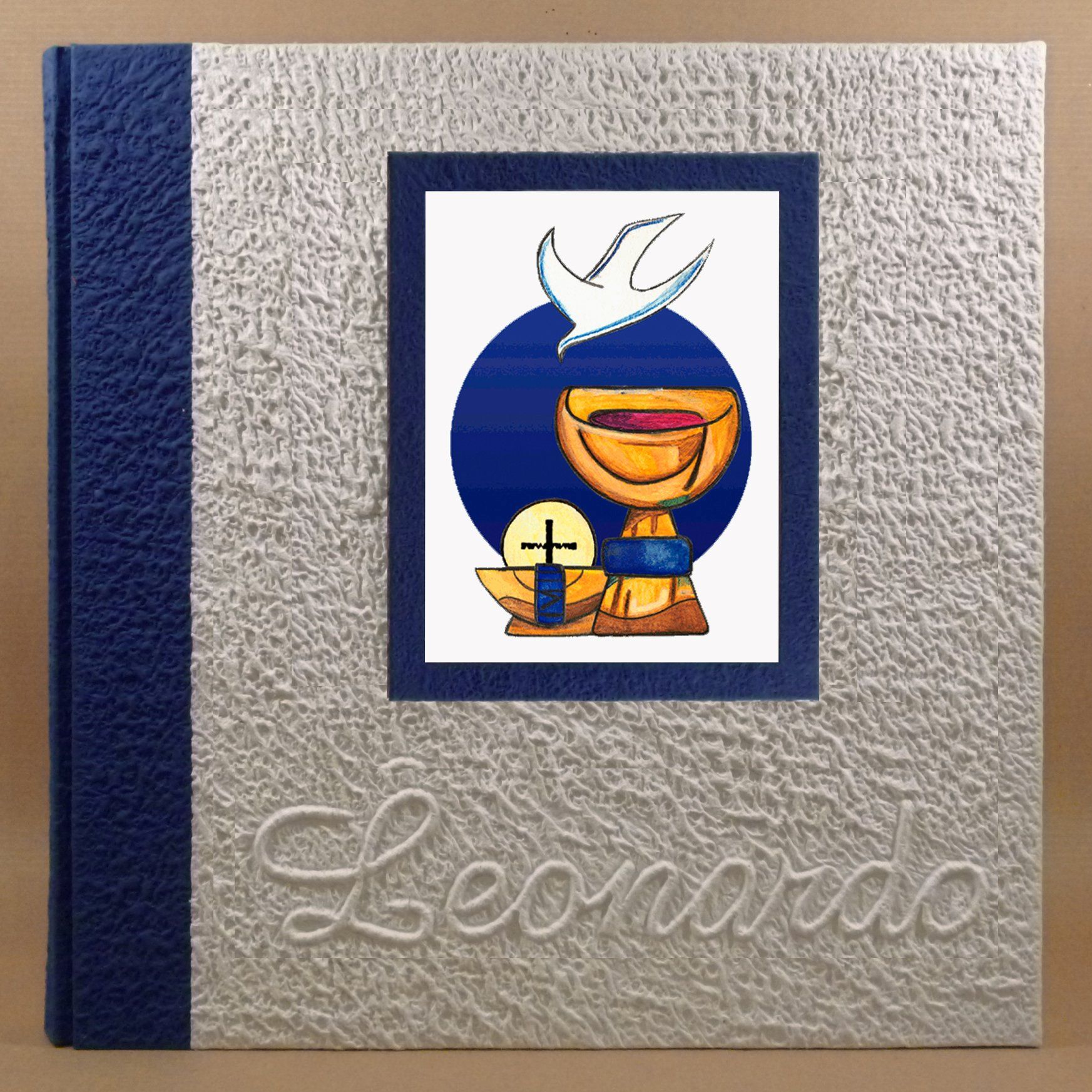 legnoegrafite legno e grafite album fotografico calice nome