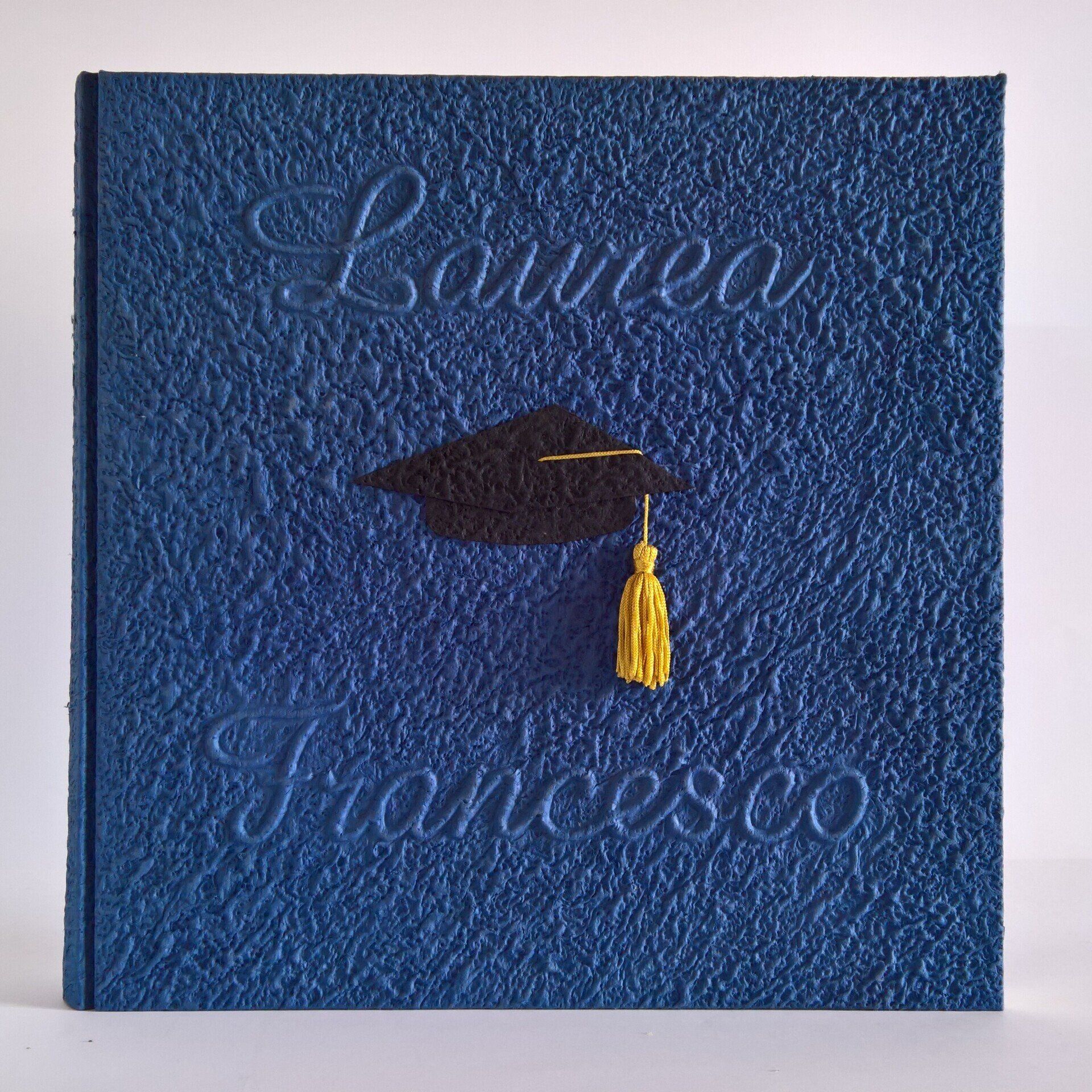 legnoegrafite legno e grafite album fotografico laurea tocco nome