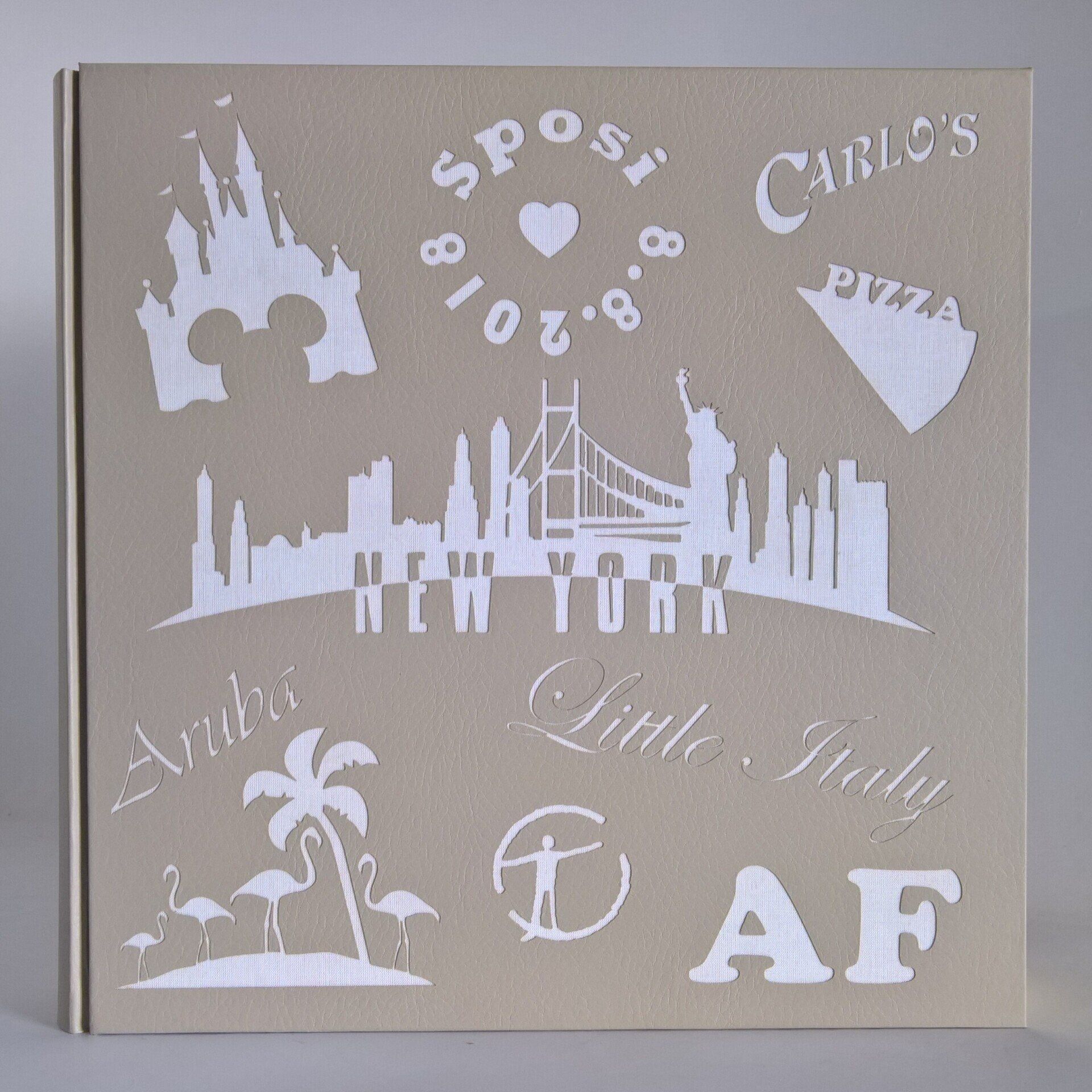 legnoegrafite album fotografico skyline new york