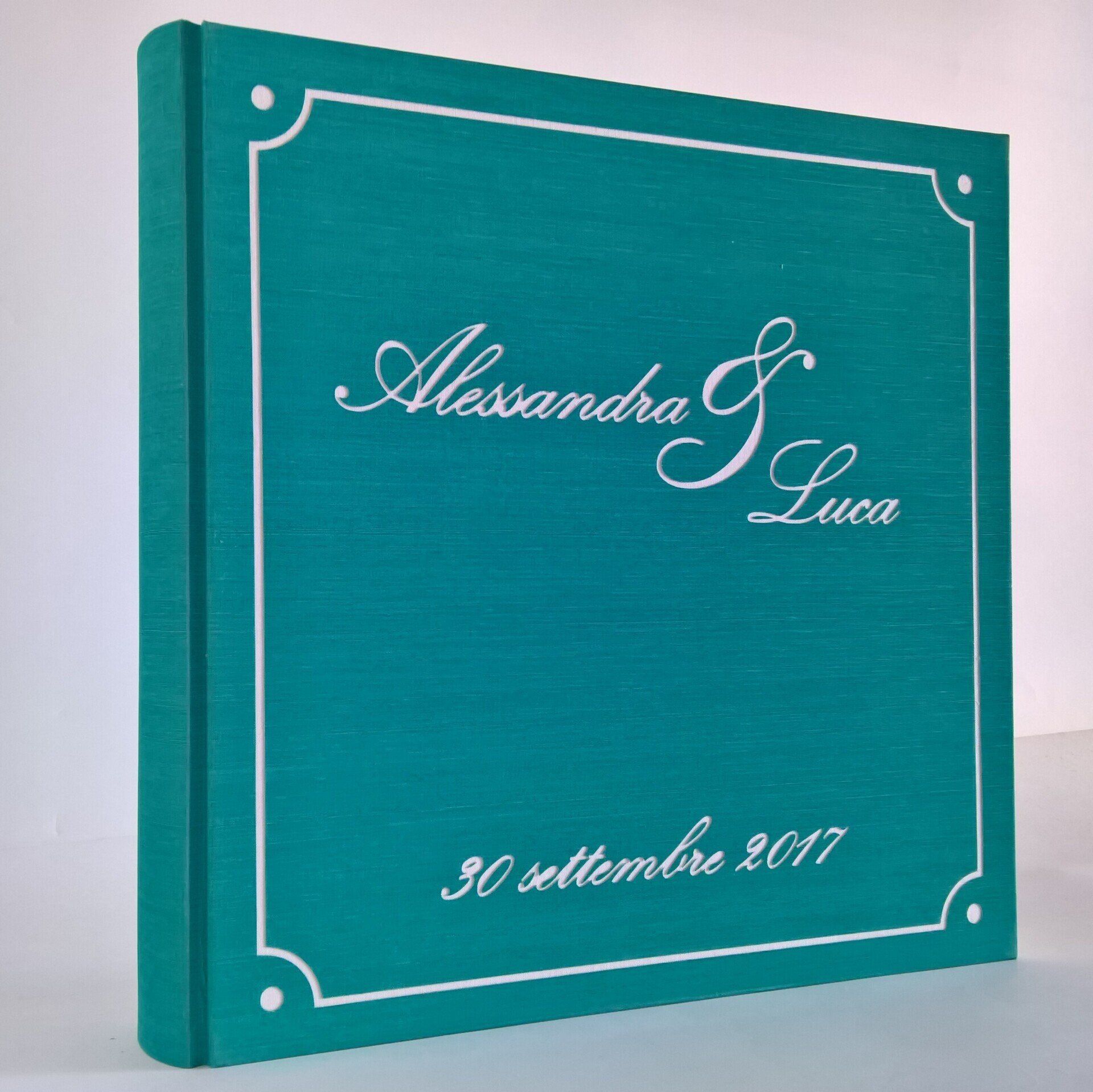 legnoegrafite album fotografico nomi sposi data