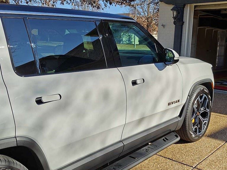 Rivian with freshly applied Paint Protection Film (PPF)