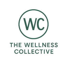 Logo for The Combat Clinic: barbell, boxing glove, kettlebell, martial arts gi, and a medical cross.