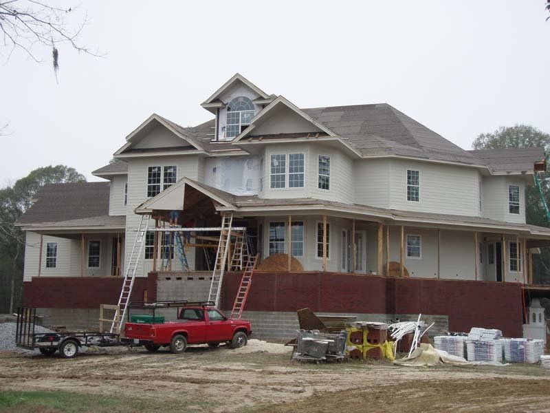 A Big House Under Construction — Albany, GA — Georgia Foam Solutions Inc.