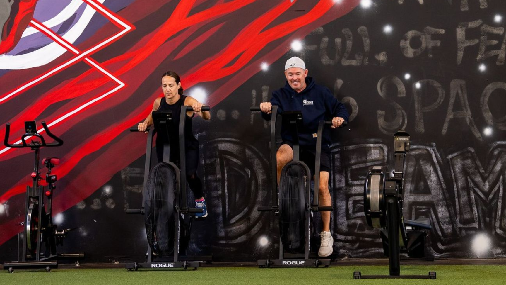 Echo bike Stellar Mural