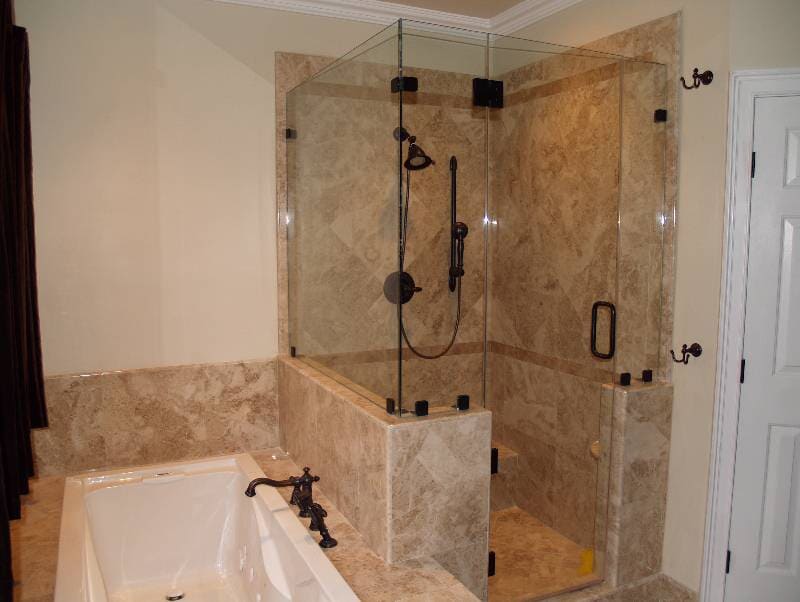 Bathroom Shower and Sink — Complete Bathroom Remodel Sun City, AZ in Youngtown, AZ