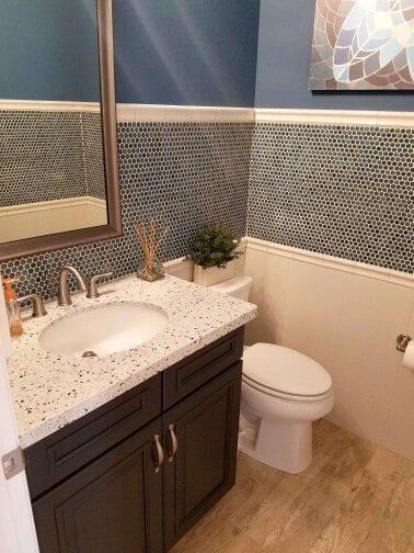 Sink and Toilet — Complete Bathroom Remodel Sun City, AZ in Youngtown, AZ