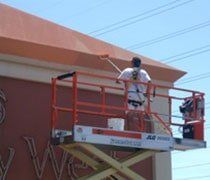 Interior Painting — Worker doing exterior and interior painting in Sun City West, AZ