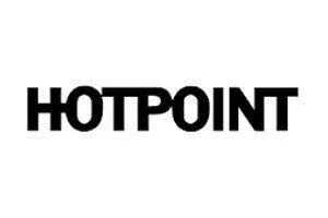 Hotpoint logo in bold, sans-serif black text.