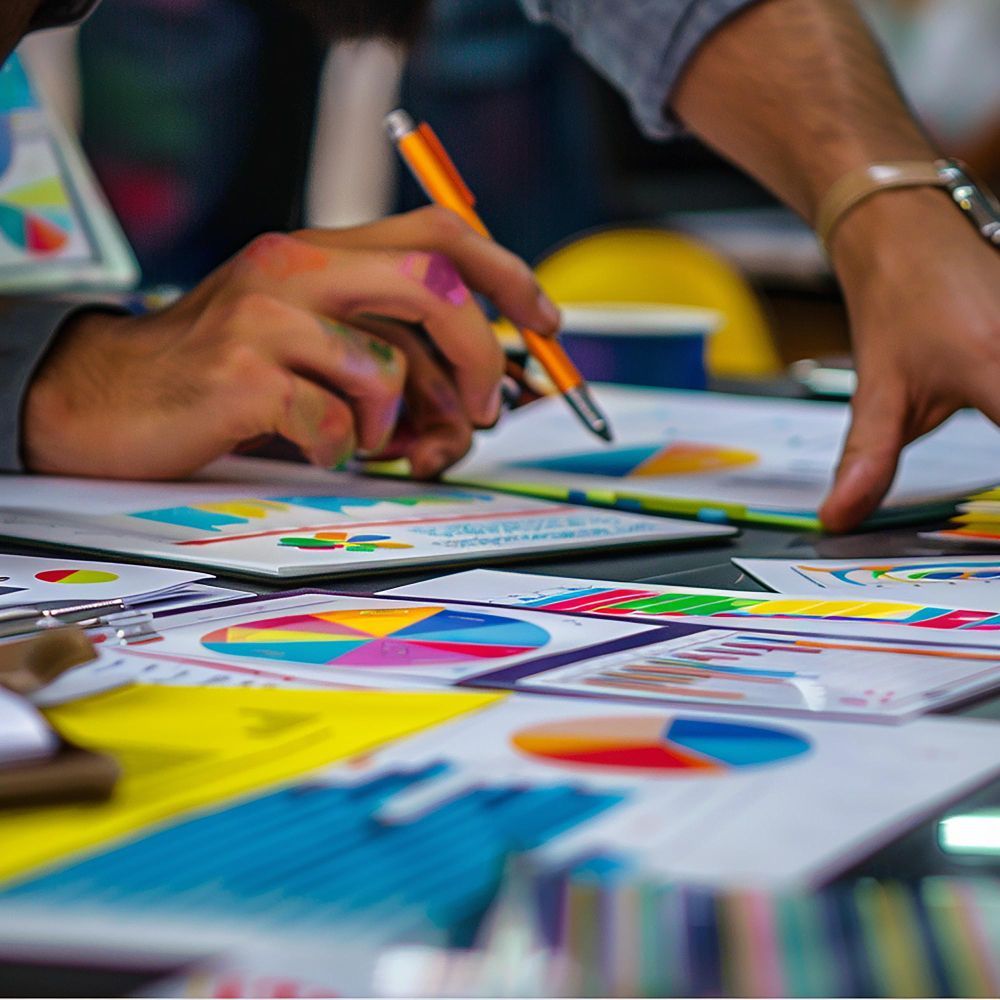A person is writing on a piece of paper with a pen