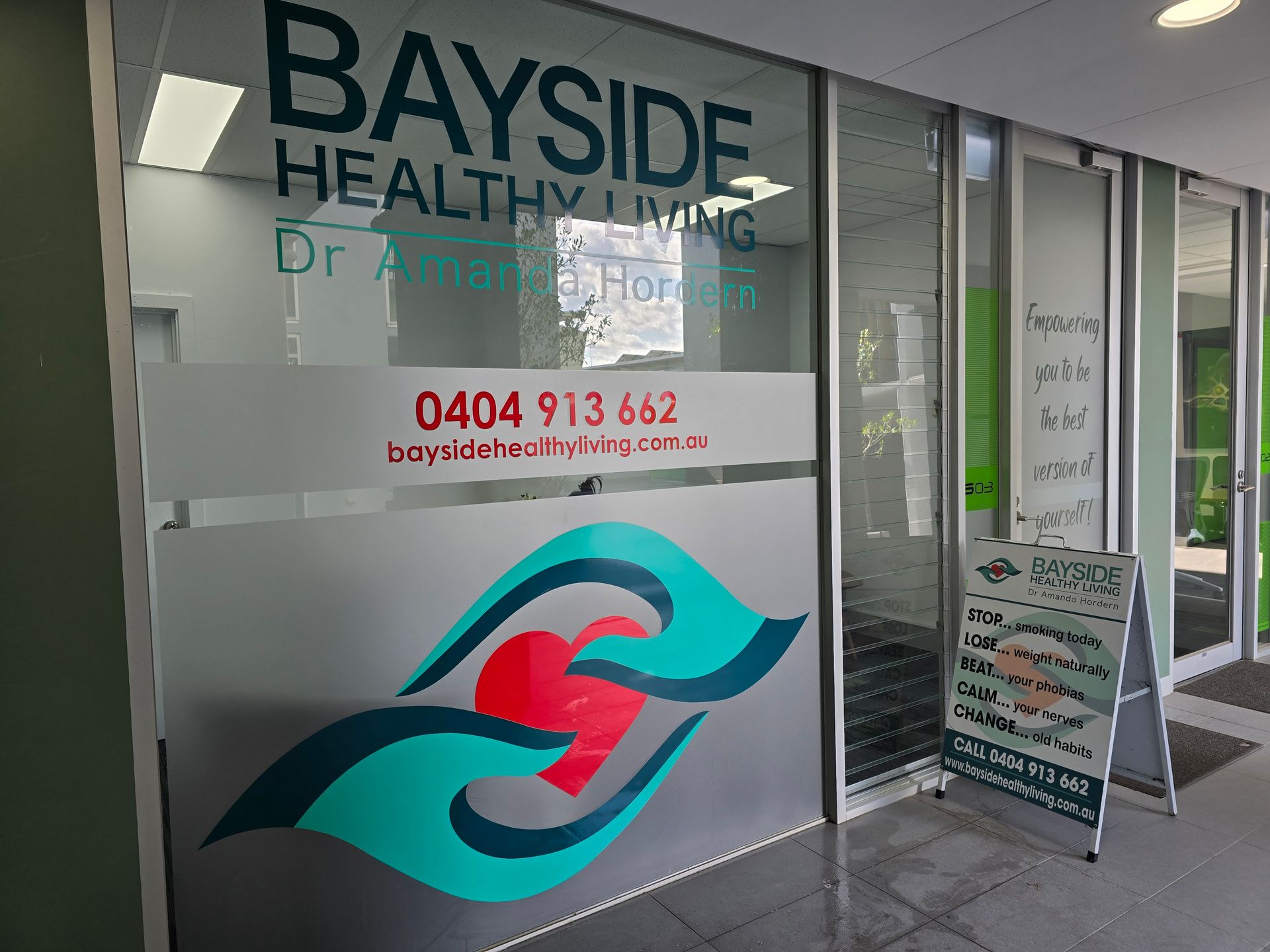 Bayside healthy living is located in a building