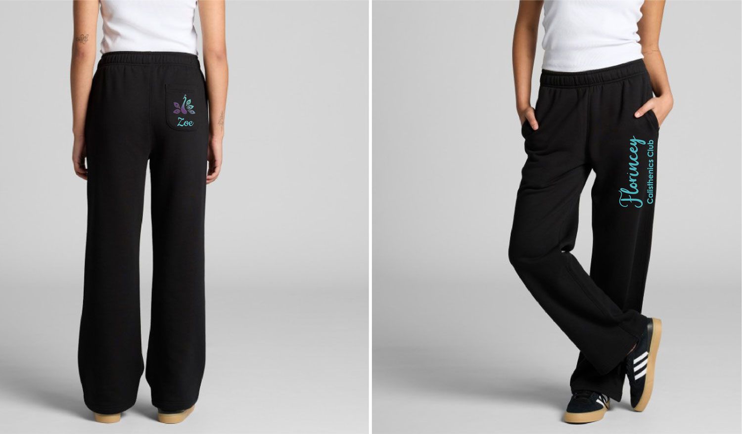 Florincey Relaxed Cuffless Track Pants Adult