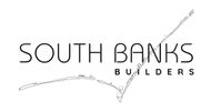 A black and white logo for south banks builders