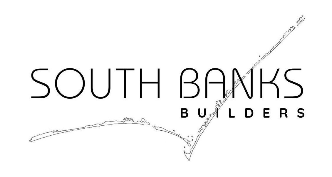 A black and white logo for south banks builders