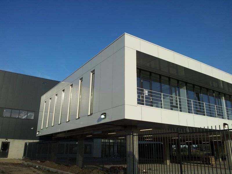 Nieuwe gevelbekleding