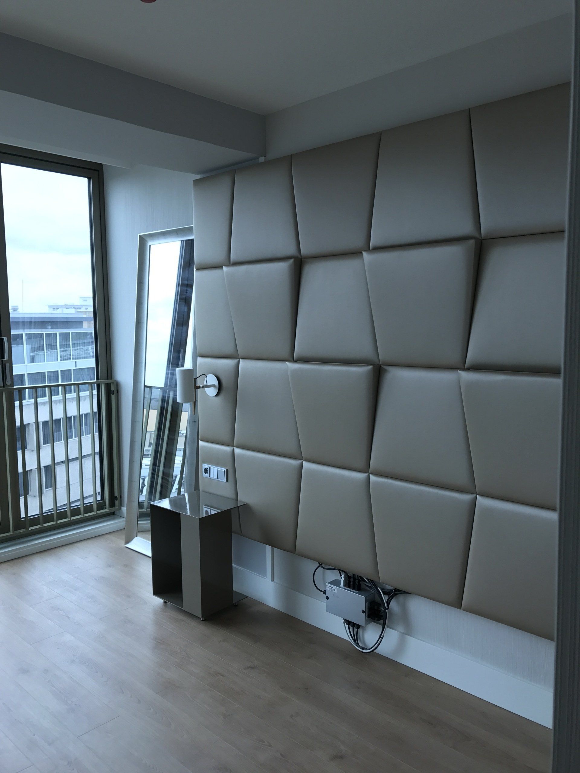 Wandbekleding project Groene Toren Eindhoven