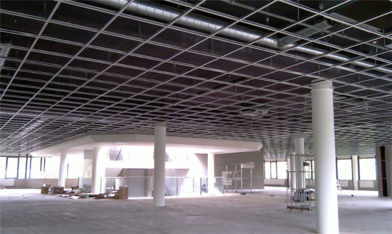 Aanleg systeemplafond