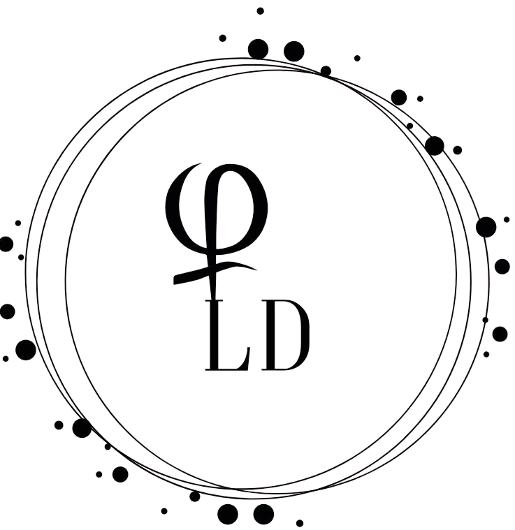 Logo: A circle frame with overlapping lines, containing