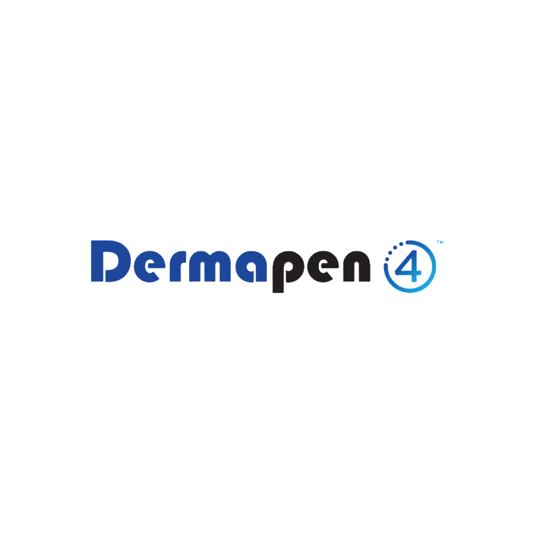 Dermapen logo with blue and black text on a white background. LD BEAUTY CENTAR