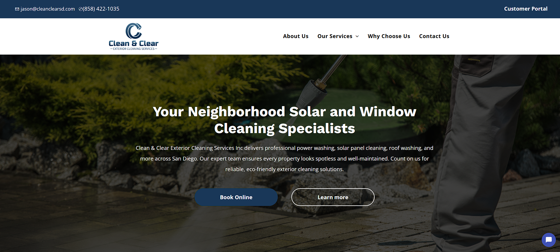 Exterior Cleaning Services | San Diego, CA | Clean & Clear