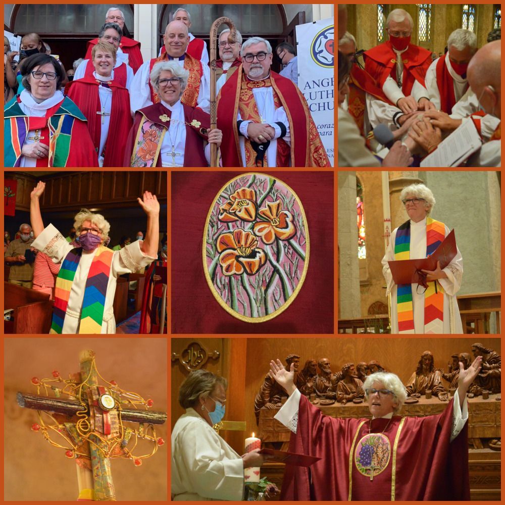 A series of photos marking the installation ceremony of Bishop Blake