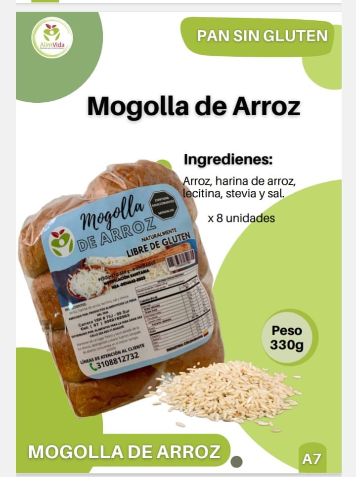 Una bolsa de pan con una etiqueta que dice pan sin gluten