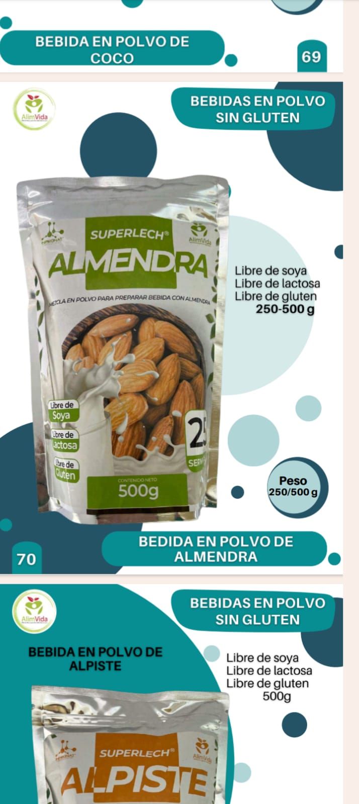 Una bolsa de almendras está encima de una mesa.