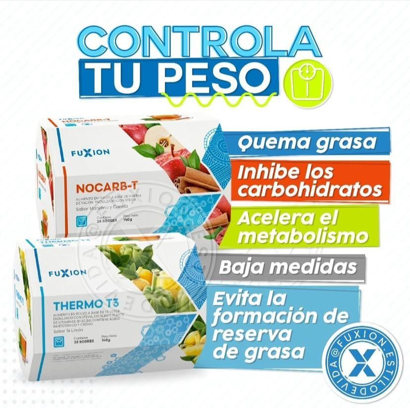 Un anuncio de un producto llamado controla tu peso