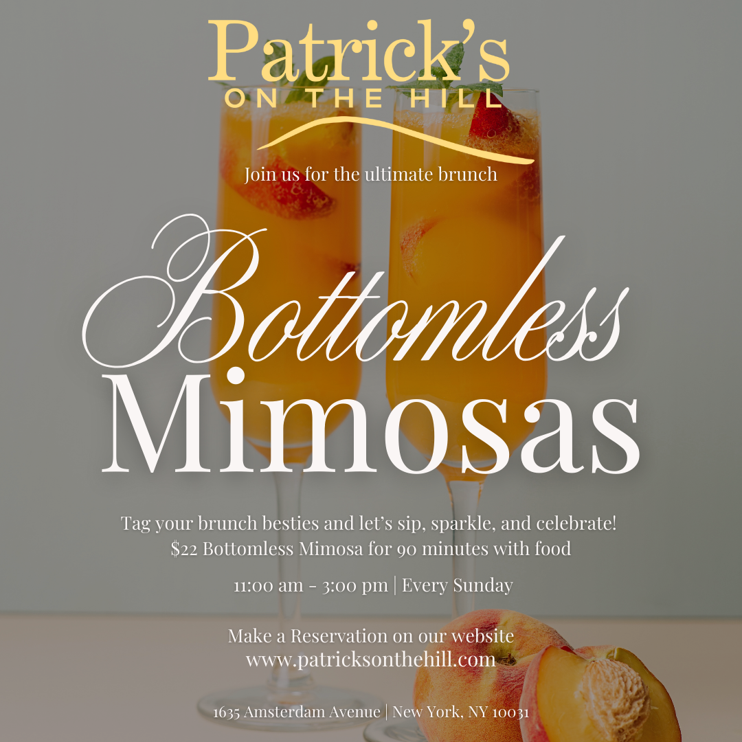 Sunday Brunch, Unlimited Mimosas, calallo, ackee, festival