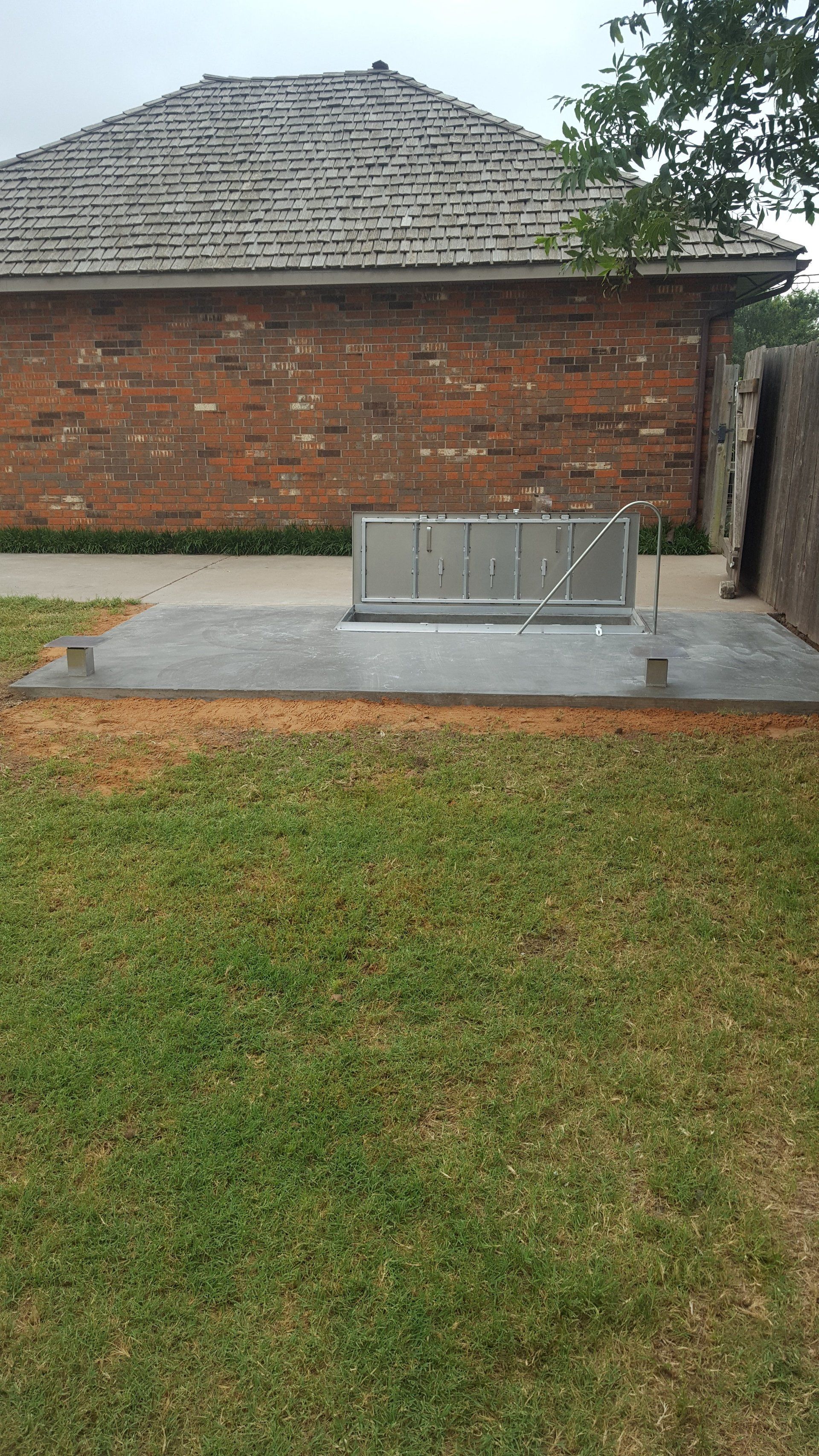 Tornado Shelter — Goltry, OK — Schmidt Storm Shelters
