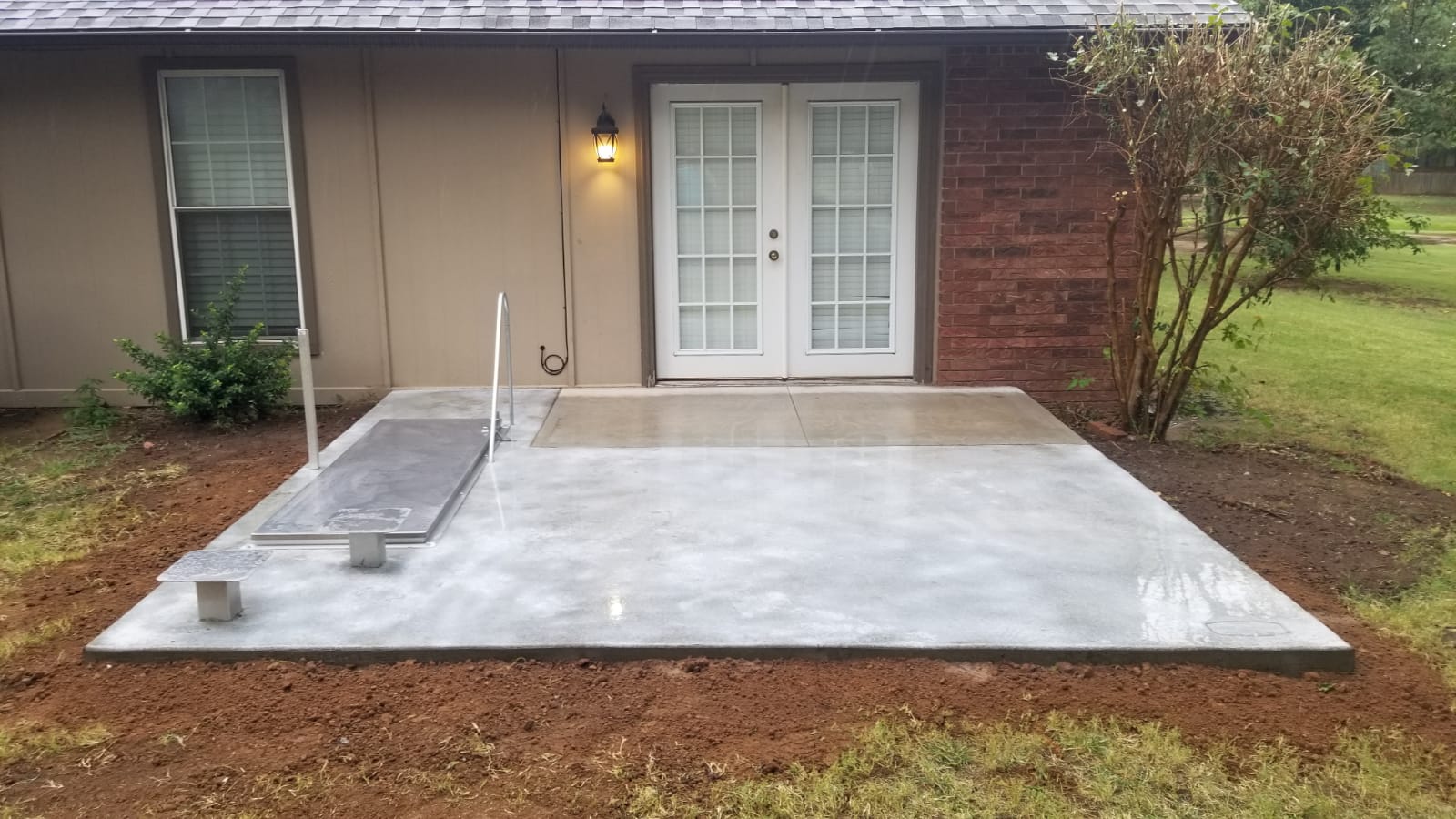 Ground Concrete — Goltry, OK — Schmidt Storm Shelters