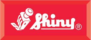 Uma placa vermelha com a palavra brilhante nela