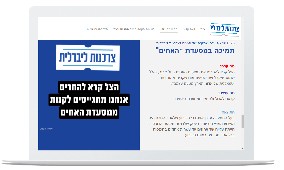 אתר דודא לצרכנות ליברלית