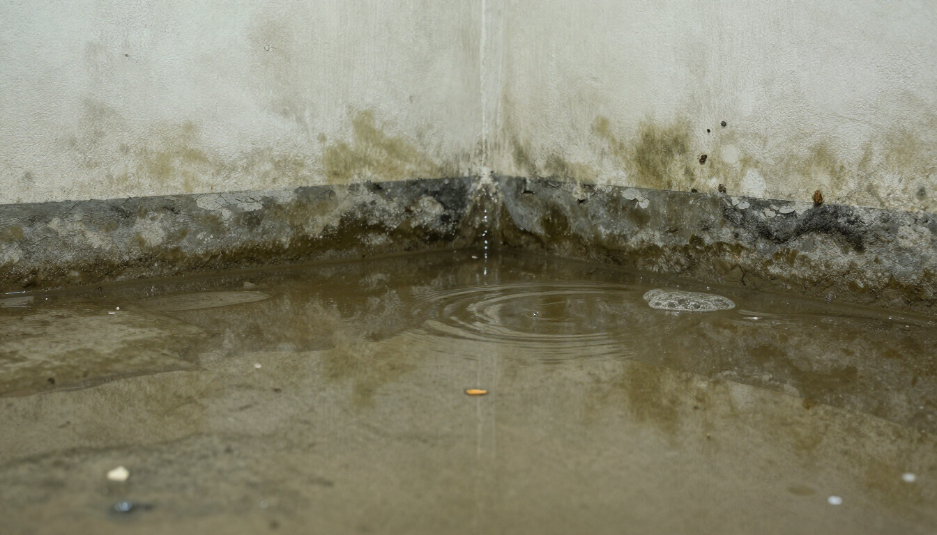 Wet Basement Interior