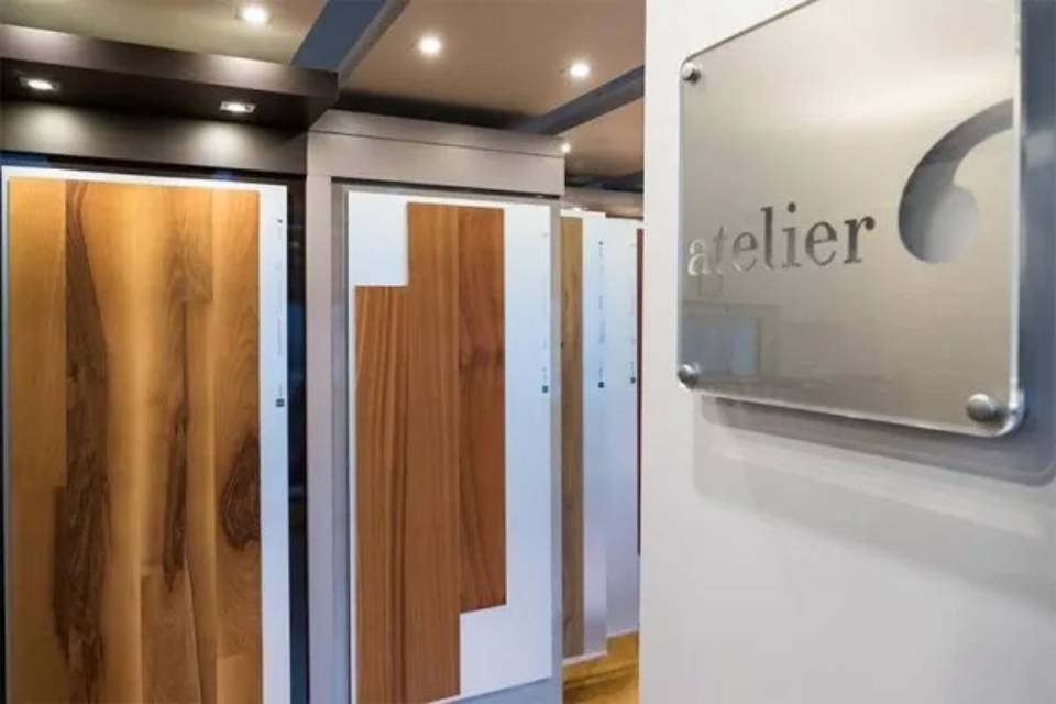 parquet in esposizione