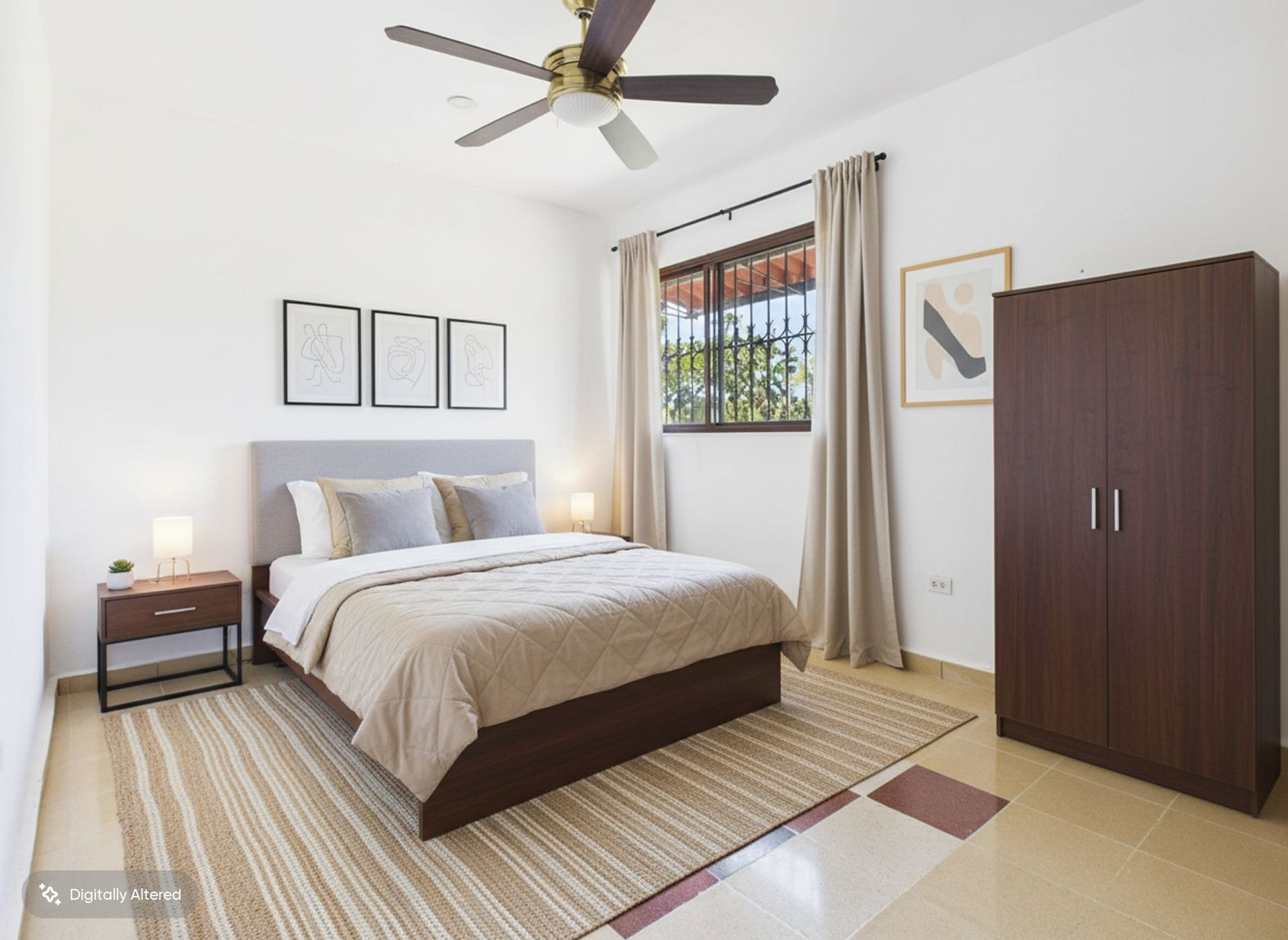 jemplo de amoblado virtual (virtual staging) en propiedad residencial en la provincia de Coclé.