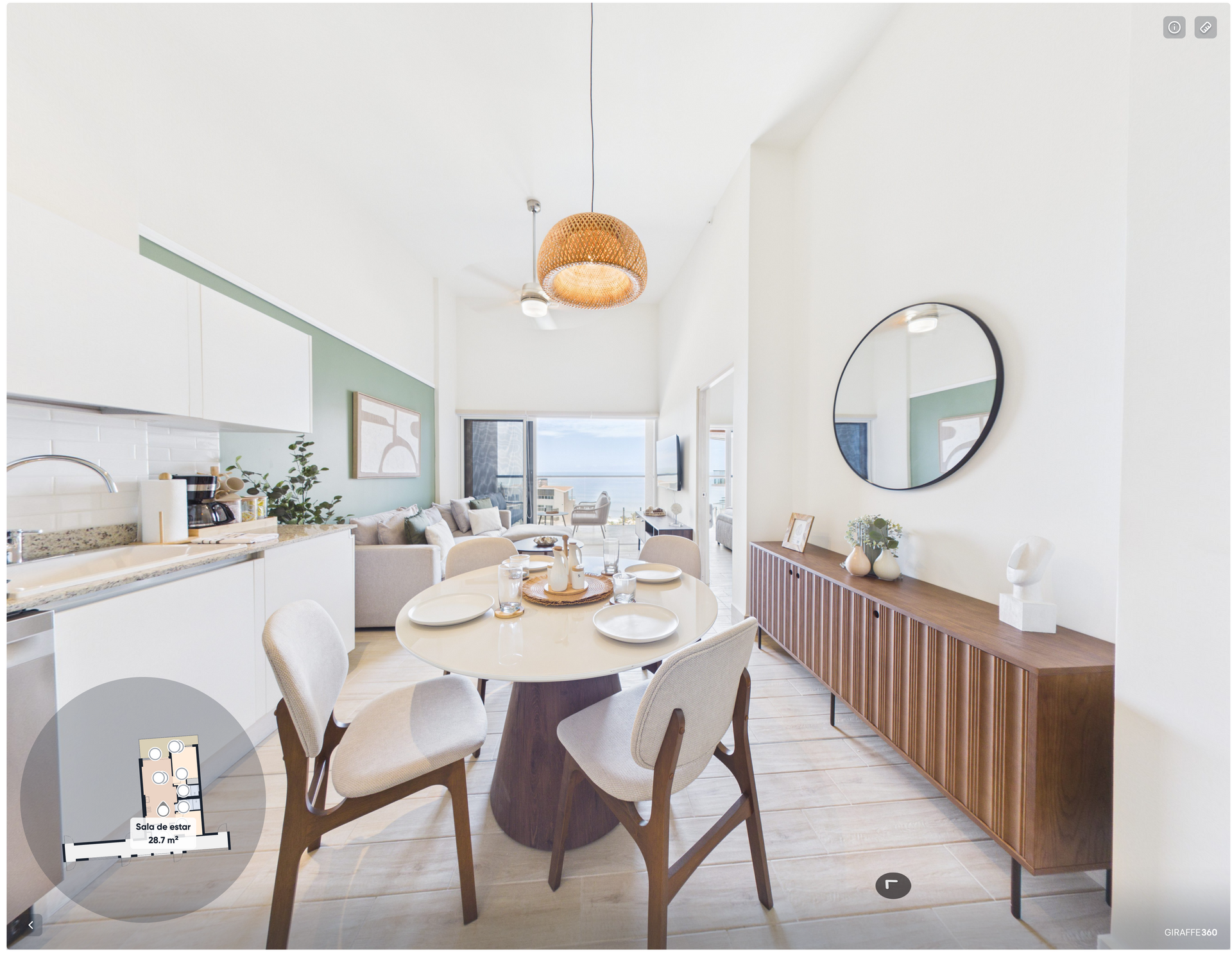Tour virtual residencial Playa Caracol vista 2