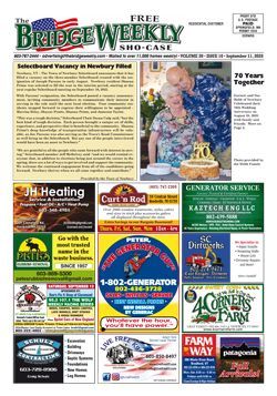 The Bridge Weekly sho-case ad page
