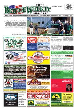 The Bridge Weekly sho-case ad page
