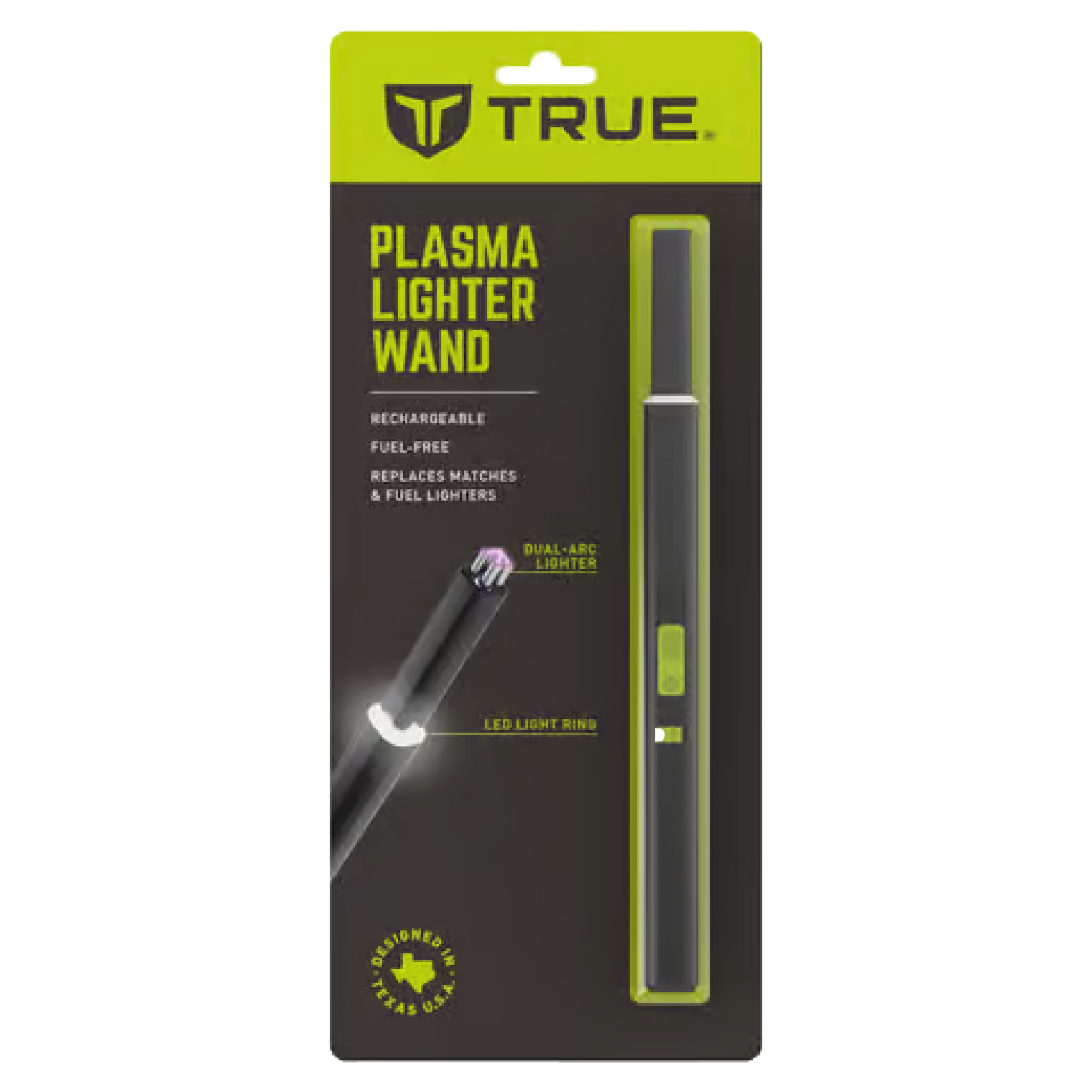 A true plasma lighter wand is in a package.