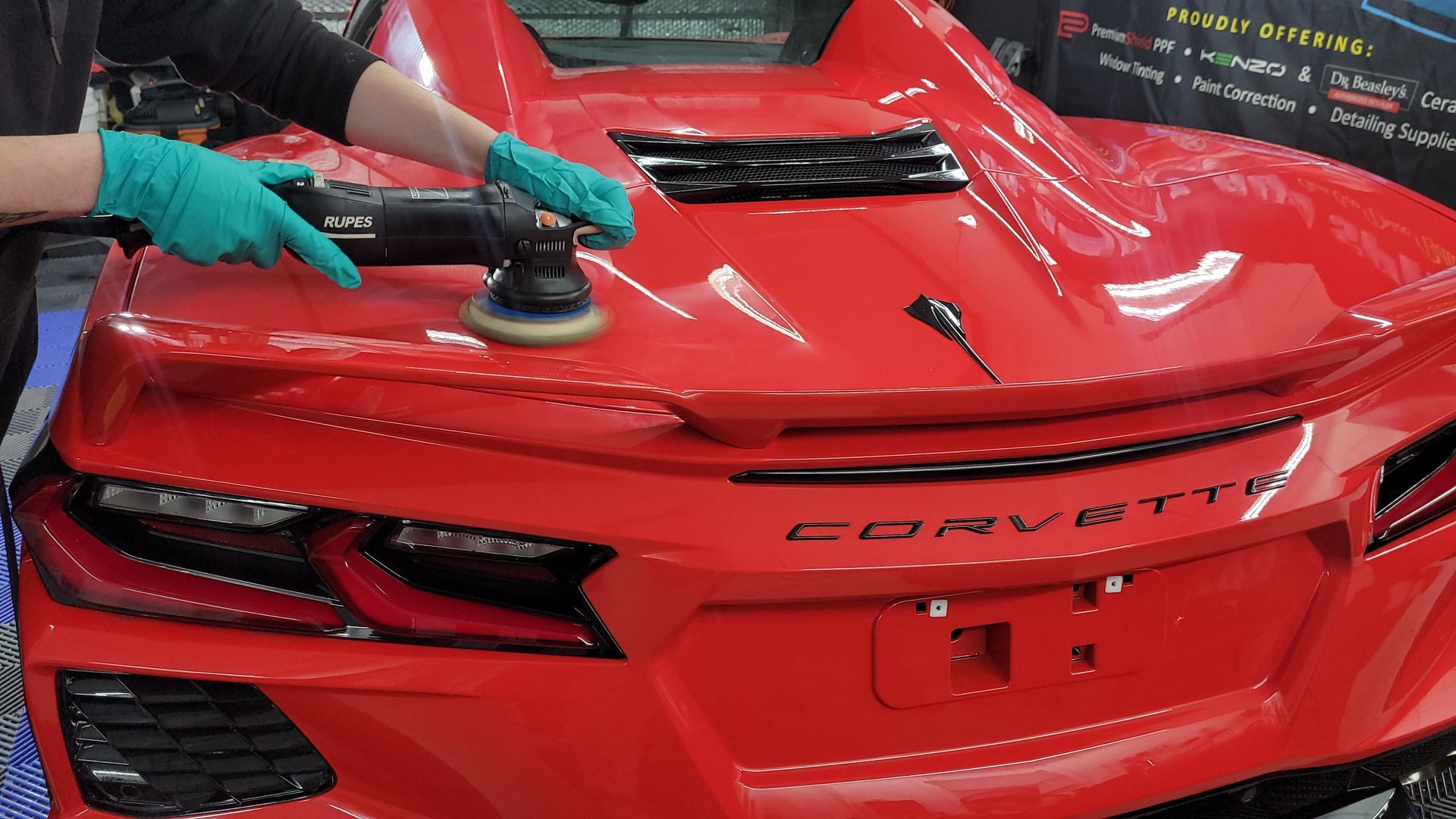blue truck side by side ceramic coating
