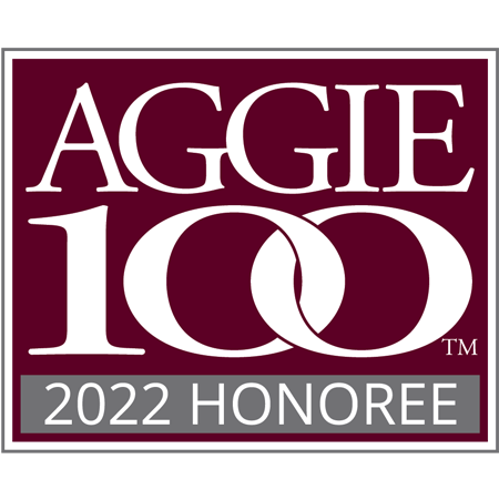 Aggie 100 2022 Honoree Badge