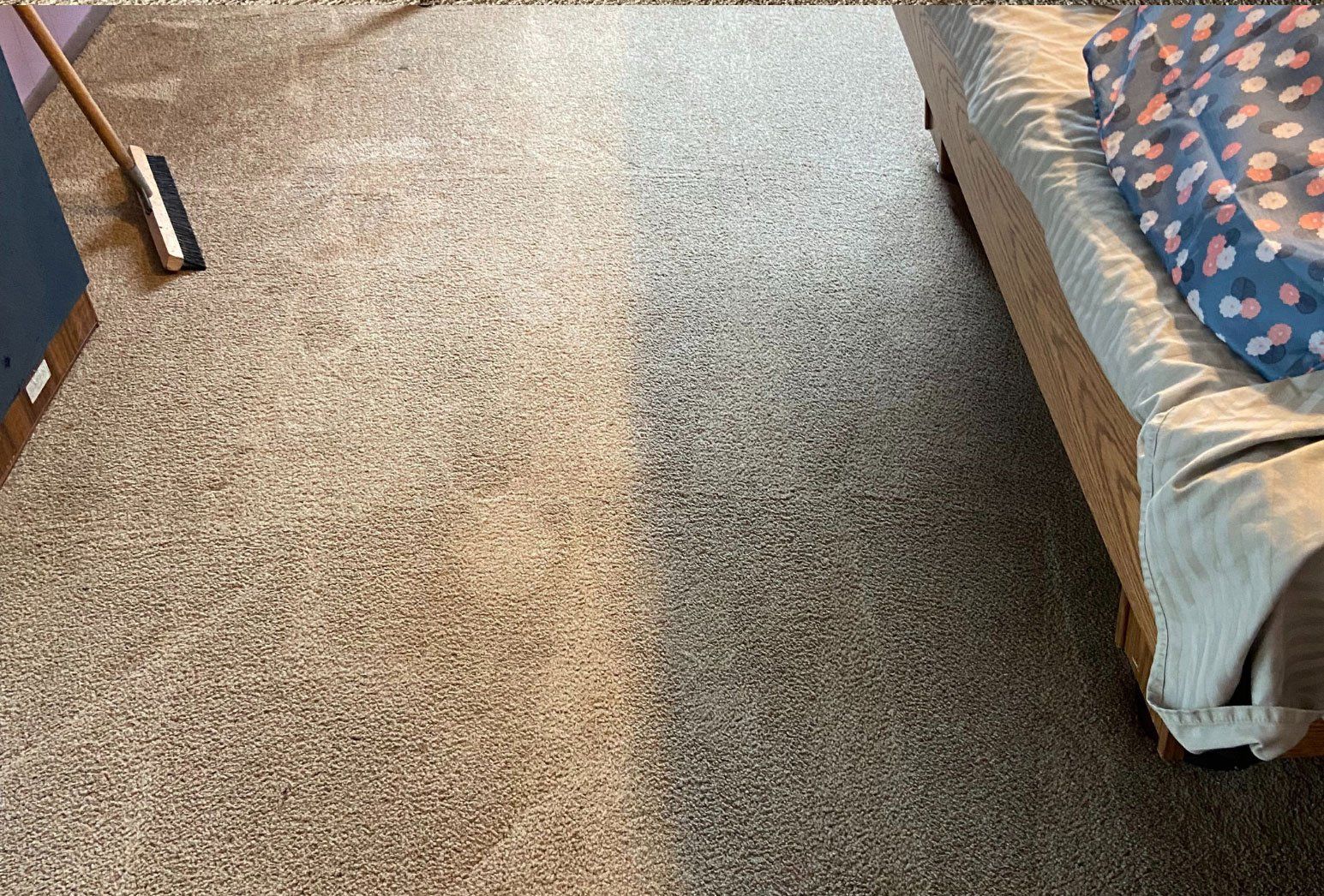 Carpet Under The Bed After – North Little Rock, AR – Revive