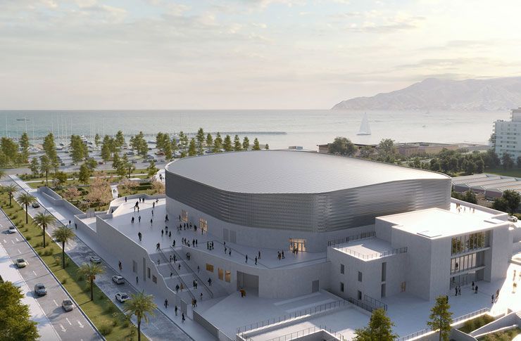 NOVEMBRE 2025 | Cura il coordinamento progettuale del palasport di Salerno Sportium (gruppo CMR), ch