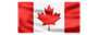 Canadian flag with a red maple leaf on a white background, flanked by red panels.