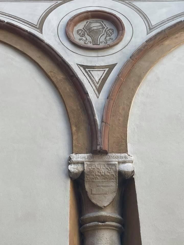 particolare del restauro