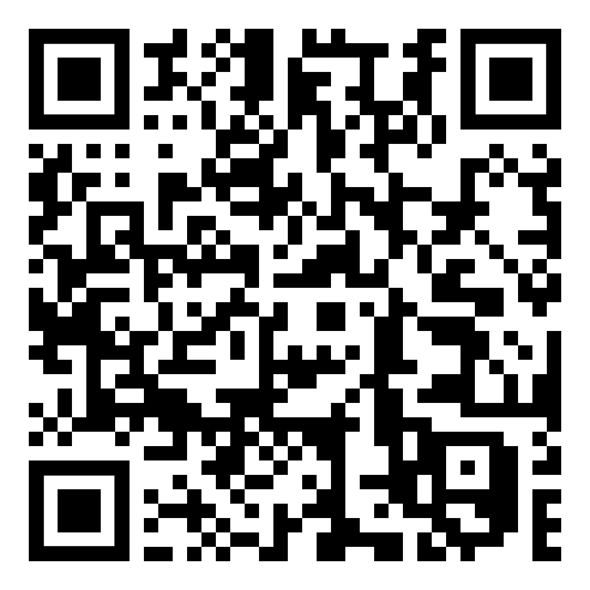 A black and white qr code on a white background.