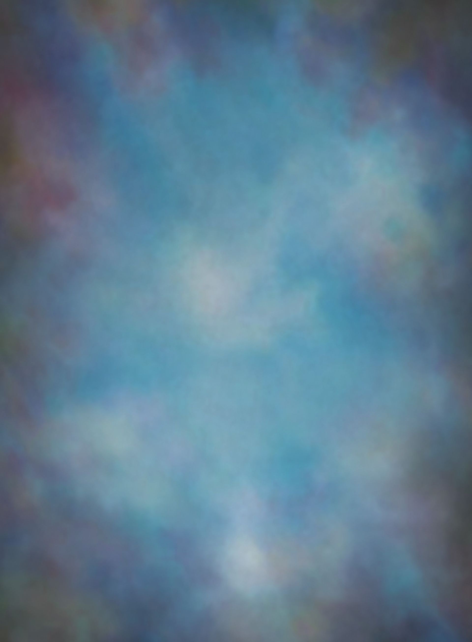 It looks like a painting of a blue sky with clouds.